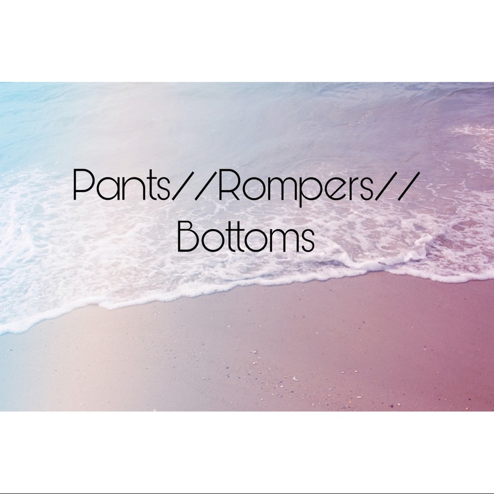 Pants 👖 Rompers Bottoms